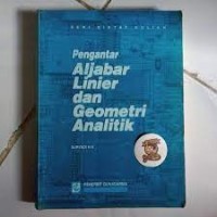 Pengantar Aljabar Linier Dan Geometri Analitik