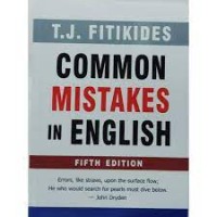 Common Mistakes in english