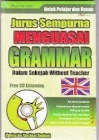 Jurus sempurna menguasai grammar    dalam sekejab without teacher