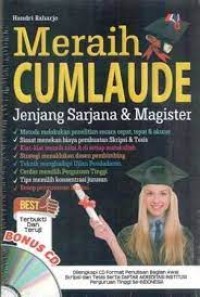 Meraih cumlaude jenjang sarjana dan magister