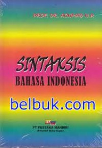 Sintaksis bahasa indonesia